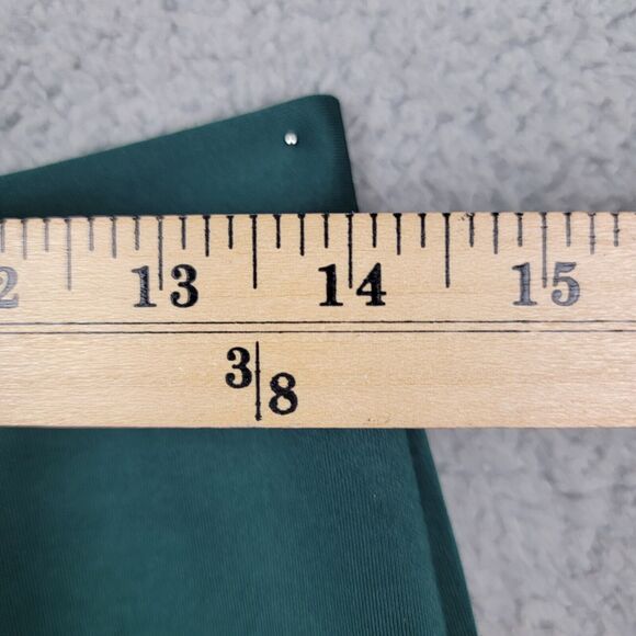 Discovery Clothing Company Skirt Womens M Green Pencil Gold Studs Y2K Art Deco - Picture 4 of 13